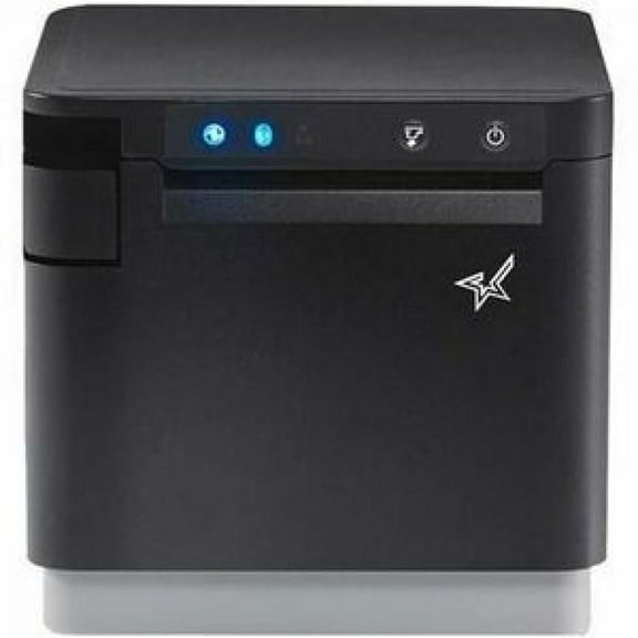 Star Micronics mC-Print3 MCP31LBi NH Restaurant, Pharmacy Direct Thermal Printer - Monochrome - Receipt Print - Ethernet - USB - Bluetooth - With Cutter - Black (39659310)