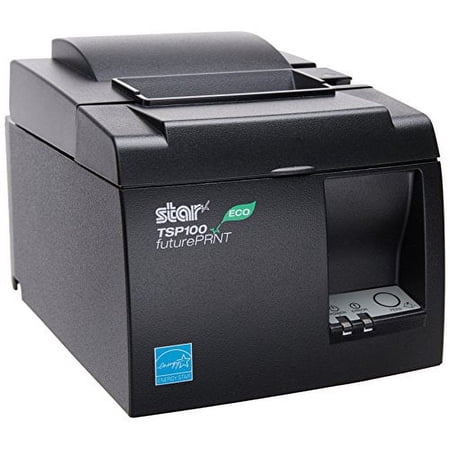 Star MicronicsTSP143IIU GRY US ECO - Thermal Receipt Printer - Cutter - USB - Gray