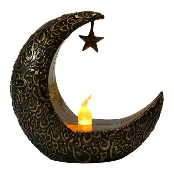 Star Moon Candle Holder, Metal Candelabra, Table Centerpiece Decor