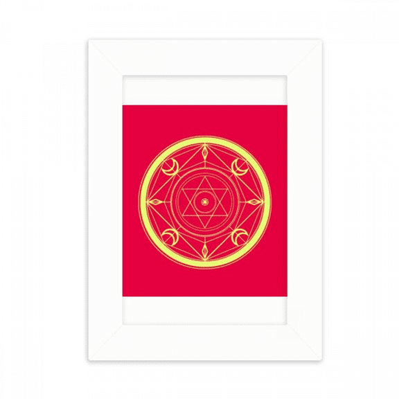 Star Moon Diagonal Array Desktop Photo Frame Picture Display Decoration Art Painting