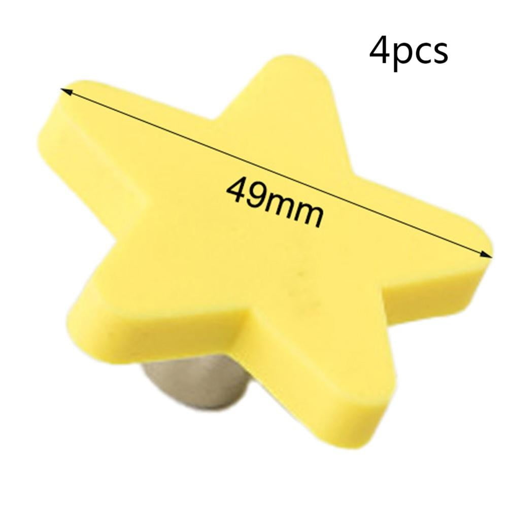 Star Moon Handle Drawer Door Knob Wardrobe Desk Pulls Furniture