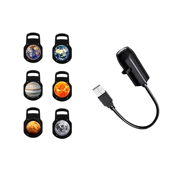 Star Moon Projector Night Light USB LED for Bedroom Ceiling, Creative Galaxy Mood Lamp with Touch Control for Kids Adults - H