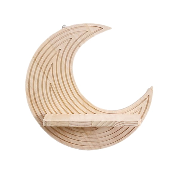 Star/Moons Wall Shelf Rustics Floating Shelves Wall Mounted,Small Plant Display Shelving for Living Room,Bedroom