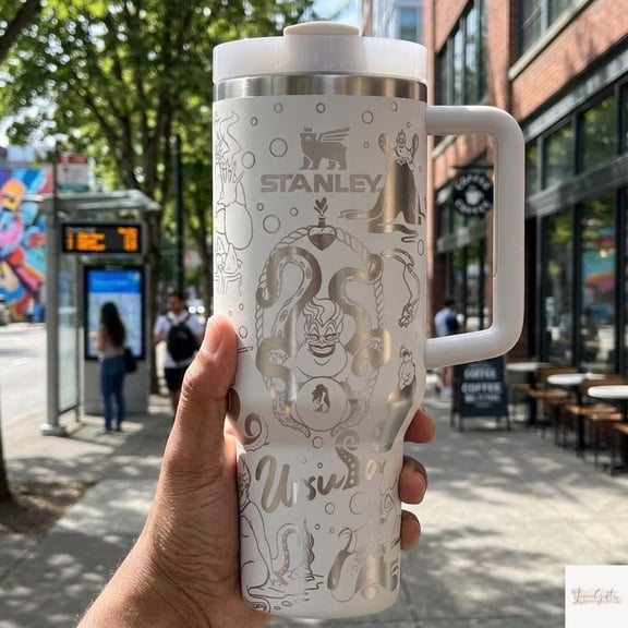 Star Mug 40Oz Tumbler With Ursula Themed - Inspired By The Little Mermaid To-Go Coffee Mug