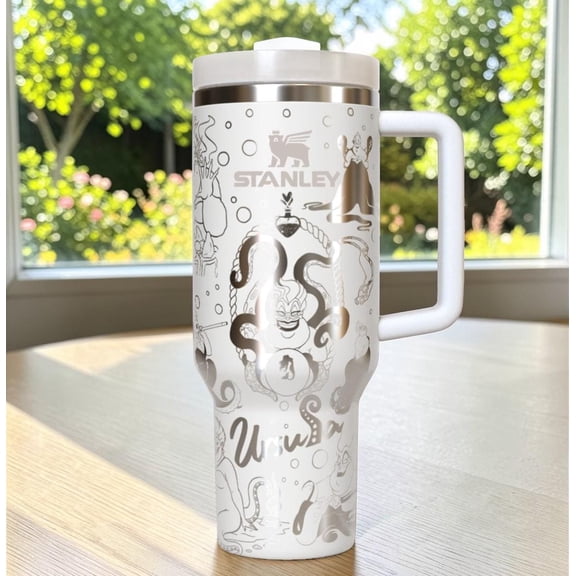 Star Mug 40Oz Tumbler With Ursula-Themed Wrap - Inspired By The Little Mermaid To-Go Coffee Mug