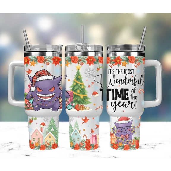 Star Mug Anime Warrior 40Oz Wrap, It'S The Most Wonderful Time Of The Year 40Oz Tumbler, Retro Tumbler,Design - Tumbler With Handle, To-Go Coffee Mug 40oz
