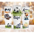 thumbnail image 1 of Star Mug Football Life 40Oz Tumbler - Football Quotes Mug, Football Mom Tumbler Wrap - Design - - 40Oz To-Go Coffee Mug, 1 of 3