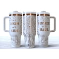 thumbnail image 1 of Star Mug I Am The Storm And The Calm... 40Oz Tumbler, , 40 Oz Quencher Wolf Huntressreamcatcher Tumbler , - Tumbler With Handle, To-Go Coffee Mug 40oz, 1 of 4
