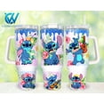 thumbnail image 1 of Star Mug Princess And Mom 40Oz Tumbler Wrap, Cartoon Characters 40 Oz Tumbler, Princess Cartoon 40Oz Tumbler Design - Tumbler With Handle, To-Go Coffee Mug, 1 of 4