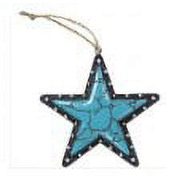 Star Nailhead Ornament Brown
