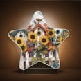 thumbnail image 1 of Star Night Light Auto On/Off Plug-in Wall Light with Light Sensor Warm White LED for Home Party Birdhouses with Sunflowers, 1 of 6