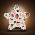 thumbnail image 1 of Star Night Light Auto On/Off Plug-in Wall Light with Light Sensor Warm White LED for Home Party Cute Pinks Strawberries, 1 of 6