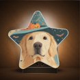 thumbnail image 1 of Star Night Light Auto On/Off Plug-in Wall Light with Light Sensor Warm White LED for Home Party Dog Wearing A Witch Hat, 1 of 6