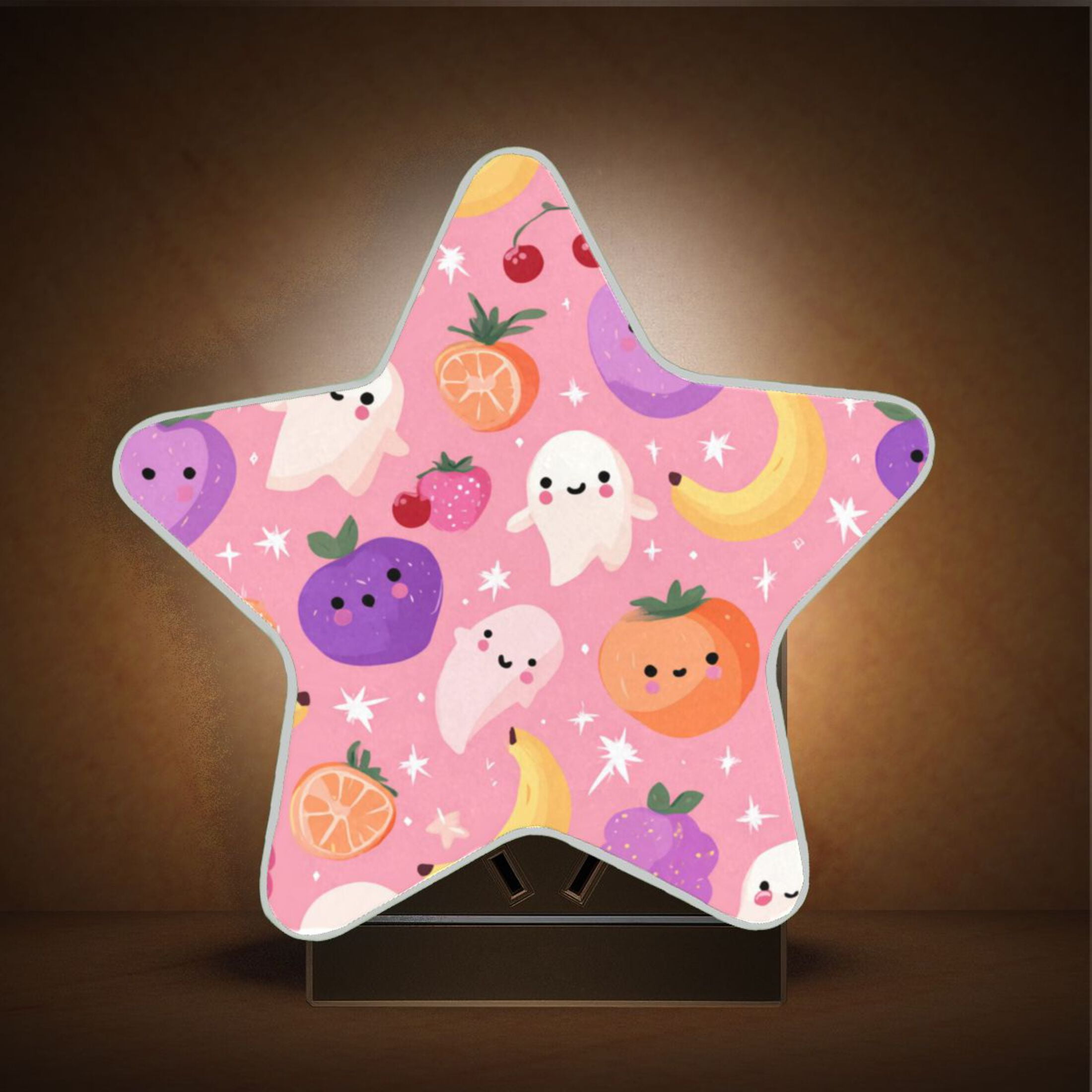 Star Night Light Auto On/Off Plug-in Wall Light with Light Sensor Warm ...