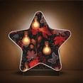 thumbnail image 1 of Star Night Light Auto On/Off Plug-in Wall Light with Light Sensor Warm White LED for Home Party Light Bulbs and Maple Leaves, 1 of 6