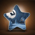 thumbnail image 1 of Star Night Light Auto On/Off Plug-in Wall Light with Light Sensor Warm White LED for Home Party Mysterious Christmas Night Scene, 1 of 6
