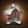 thumbnail image 1 of Star Night Light Auto On/Off Plug-in Wall Light with Light Sensor Warm White LED for Home Party Old Red Barn, 1 of 6