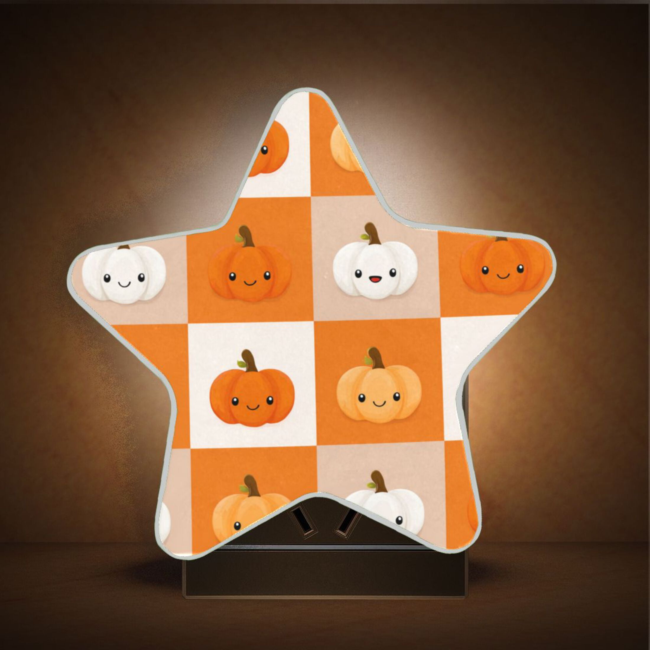 Star Night Light Auto On/Off Plug-in Wall Light with Light Sensor Warm ...