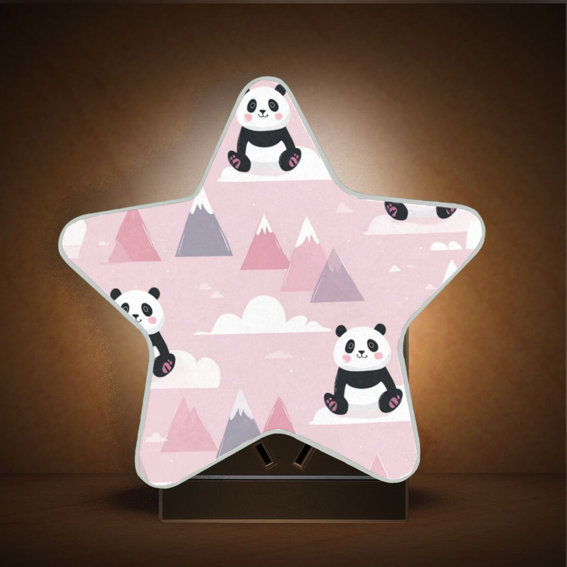 Star Night Light Auto On/Off Plug-in Wall Light with Light Sensor Warm ...