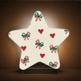 thumbnail image 1 of Star Night Light Auto On/Off Plug-in Wall Light with Light Sensor Warm White LED for Home Party Ribbons and Hearts Pattern, 1 of 6