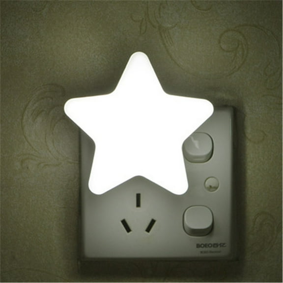 Star Night Light Plug-In Light Control Sensor Led Bedside Lamp Creative Light Night Lights Easy To Use