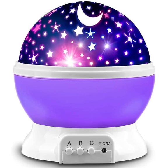 Star Night Light Projector for Kids, 360 Rotating 16 Colors Constellation Lamp, Cute Pink Bedroom Decor Birthday Gifts for Girls 2-9+ Years Old