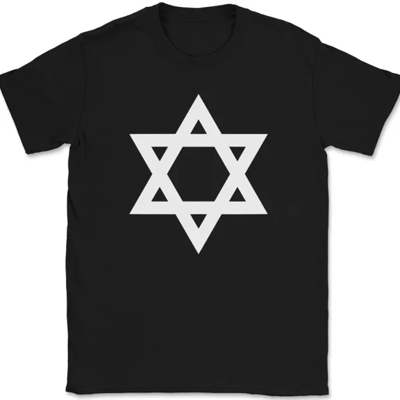 Star Of David Hebrew Jewish Religious Symbol Graphic Gift Quote Unisex T Shirt up to 5XL