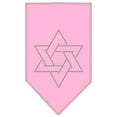 thumbnail image 1 of Star Of David Rhinestone Bandana Light Pink Large, 1 of 1