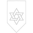 thumbnail image 1 of Star Of David Rhinestone Bandana White Small, 1 of 1