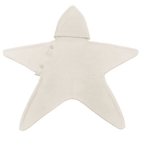 Star Onesie Baby Hand-Crocheted Starfish Hooded Onesie Dress for Photos