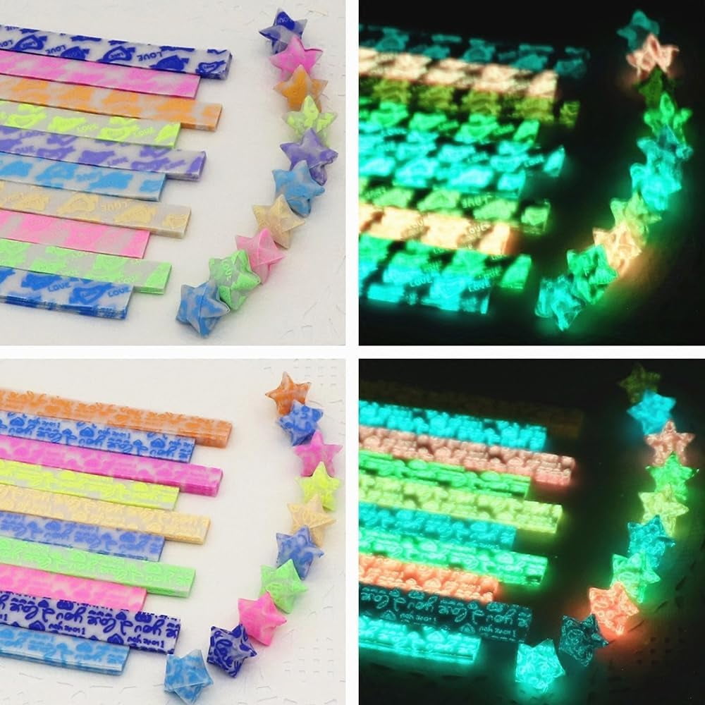 Star Origami Paper Star Paper Strip Sided Origami Stars Paper Lucky