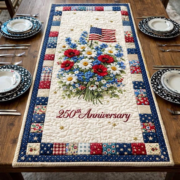 Star Palette Quilted Table Runner