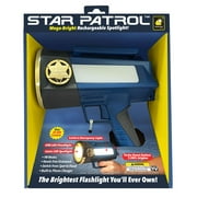 Star Patrol Flashlight, Tactical Flashlight, 10 Modes, Turbo Boost up to 200%, Built-in Kickstand & Phone Charger, for Camping, Emergencies, Walking, 30,000 Candelas