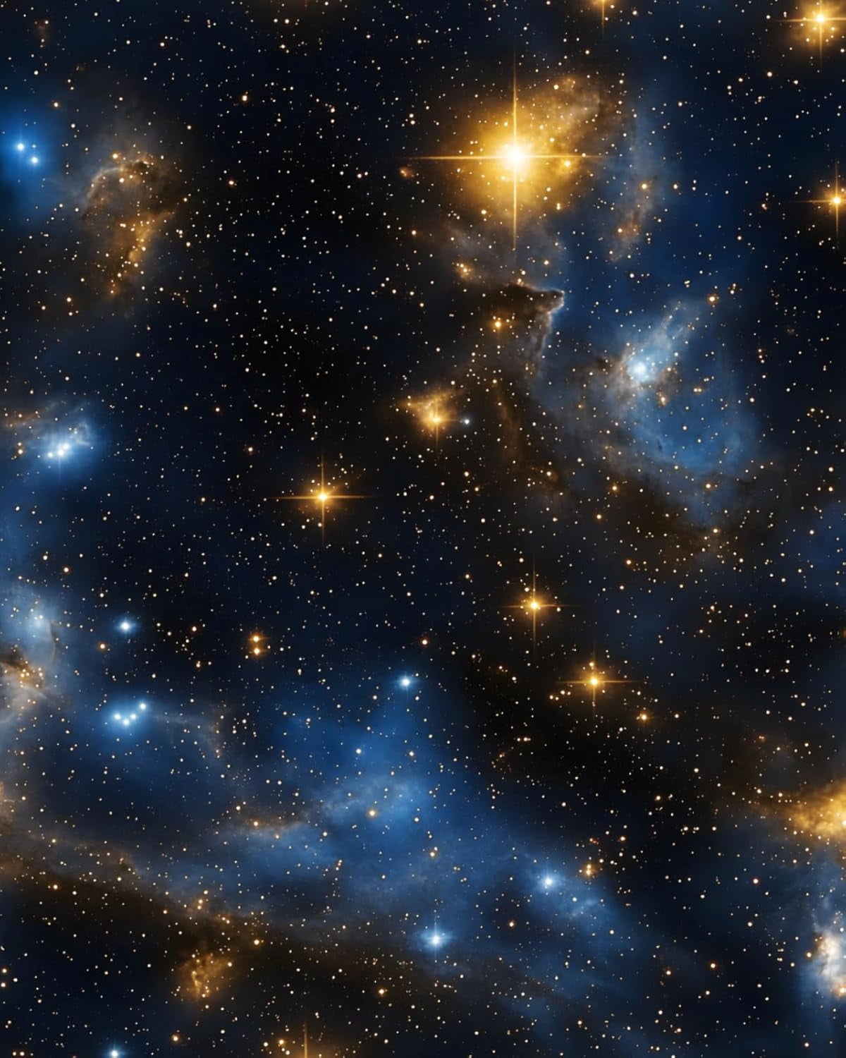 Star Peel and Stick Wallpaper Vintage Blue Contact Paper Milky Way Wall Mural Home Vinyl Waterproof Self Adhesive Removable Renter Friendly Wall Paper 17.5" x 118"