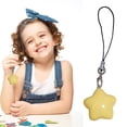 thumbnail image 1 of Star Phone Charm In Cream Yellow, Lanyard Strap Bag Pendant Decor, Household Pendant, By Kingtowag, 1 of 9