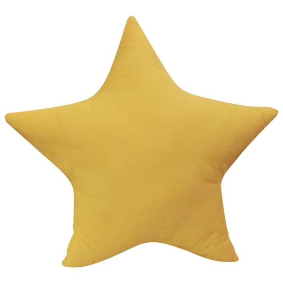 Star Pillow, 17.7 Inch Yellow Decorative Throw Pillows for Bed Couch, Plush Star Cute Throw Pillows Aesthetic Soft Throw Stuffed Cushion Decorative Gift Room Decor for Bedroom Sofa Chair