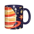 thumbnail image 1 of Star Planet Coffee Mug Fun Custom Ceramic Mugs 11oz Navy Blue, 1 of 5