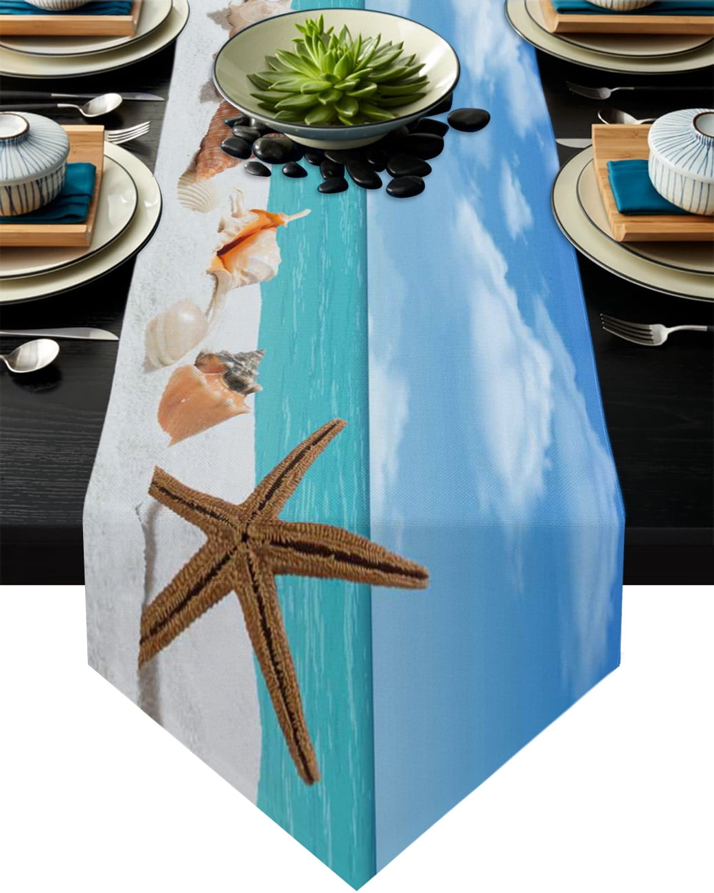 Star Planks Summer The Sea Table Runner ration Home ration Table ration