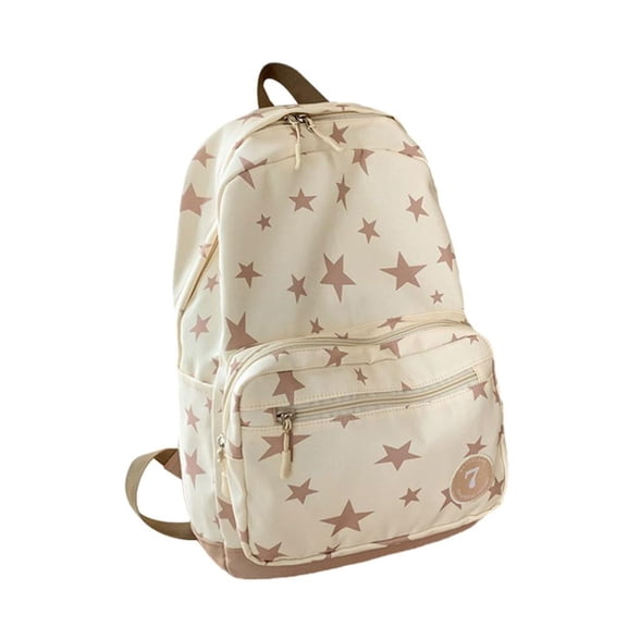Star Printed Backpack Bookbag Student School Casual Fashion Nylon Travel Hot M8 K8X9 ..