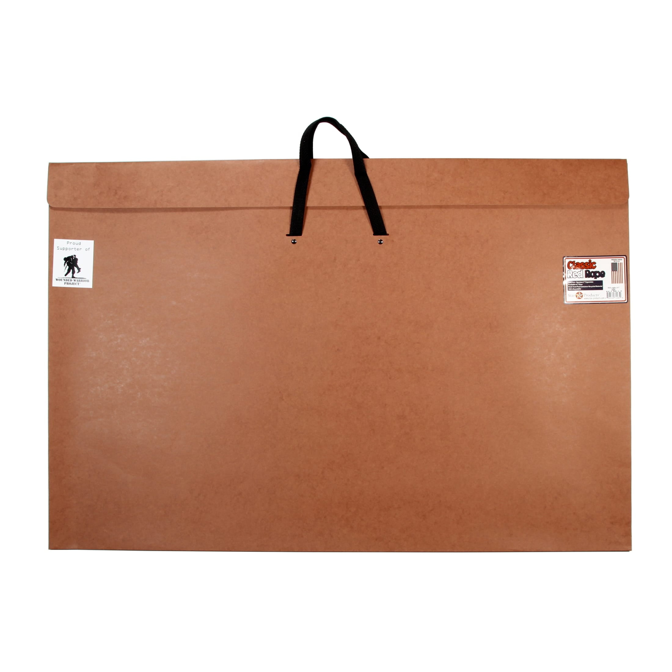 Star Products Red Fiber Art Expanding Portfolio, 24.5 in x 36.5 in