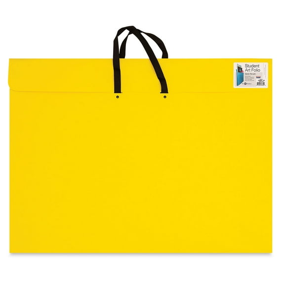 Star Products Student Art Folio with Handles - Yellow, 23" x 31"