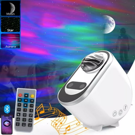 Star Projector, 2-in-1 Galaxy Projector christmas lights for Bedroom, Night Light for Kids Room decor with White Noise, Timer and Remote, Room Decor, Gifts for Kids, Adults, Christmas, Birthday