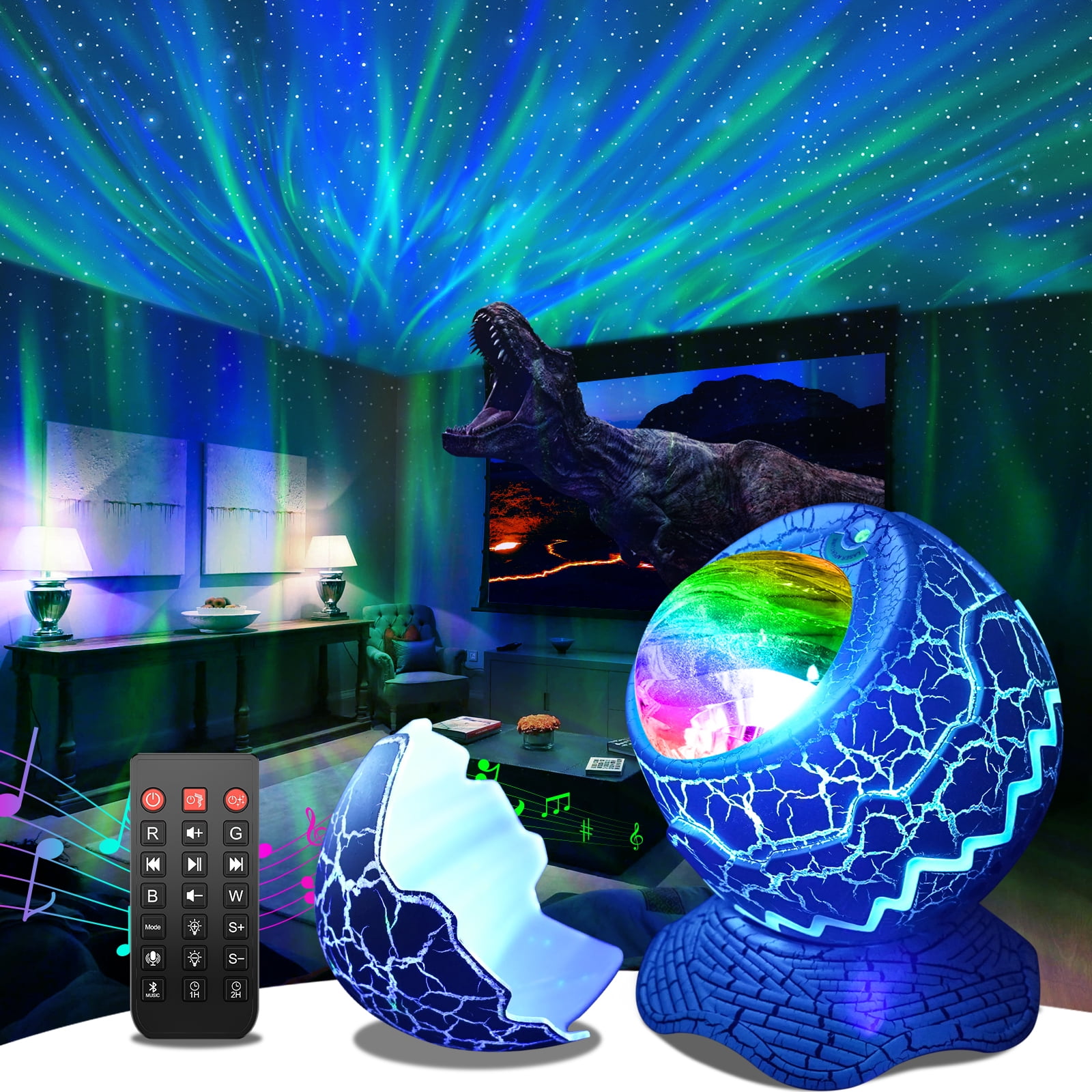 Star Projector, Galaxy Lights Projector for Bedroom 14 Colors Night ...