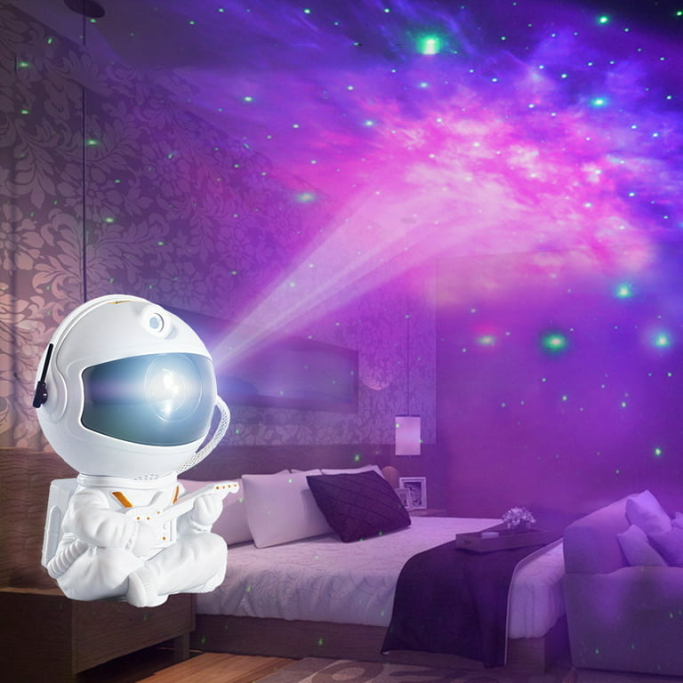 USB Robot Galaxy Star Projector Starry Sky Night Light Astronaut Lamp Home  Room Decor Decoration Bedroom Decorative Luminaires