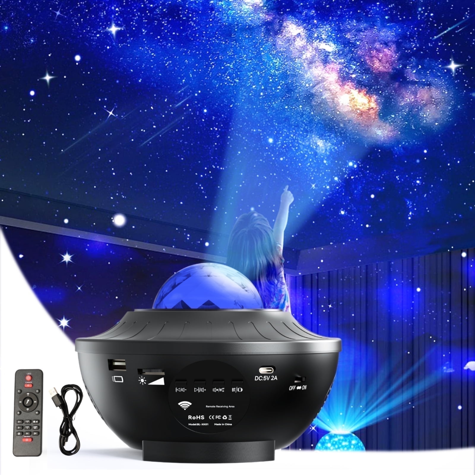 Star Projector, Galaxy Projector for Bedroom 21 Lighting Effects ...