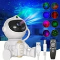 thumbnail image 1 of Star Projector Night Light 8 Effect 360 Degree Space Rotating Remote Control Spaceman Ceiling Wall Nebula Lamp USB Portable for Kids Bedroom Decor Car Nursery Party, 1 of 2