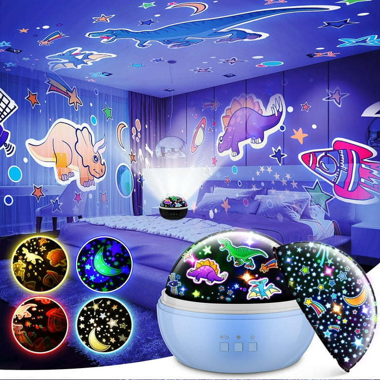 Star Projector Night Light for Kids,Dinosaurs Star Projector Light  Christmas Gifts for 3 4 5 6 7 8 Year Old Boys Girls,Dinosaurs Toys for 3-12  Year