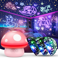 thumbnail image 1 of Star Projector Night Light for Kids,Projector Light Mushroom Lamp for Kids,Unicorn Theme Projector Birthday Gifts for 3 4 5 6 7 8 Year Old Girls, Toys Gifts for Girls Ages 3-12, 1 of 8