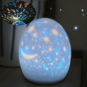 Star Projector Night Light Star Galaxy Light Projector with Silicone Lampshade 360 Degree Rotating Moon Sky Night Lamp