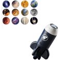 Mini Star Projector For Bedroom – 12-Scene Galaxy Night Light With 360° Adjustment, HD Space Imagery, USB-Powered, 12 Discs Included – Home Theater Ceiling Decor
